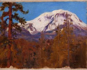 Eanger Irving Couse - Mountains With Trees