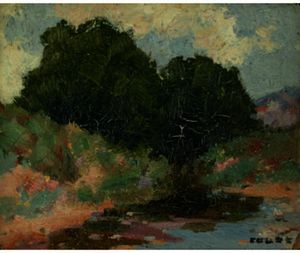 Eanger Irving Couse - New Mexican Stream