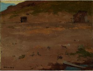  Museum Art Reproductions Out Buildings And Creek by Eanger Irving Couse (1866-1936, United States) | WahooArt.com