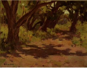  Paintings Reproductions Trees And Shadows by Eanger Irving Couse (1866-1936, United States) | WahooArt.com