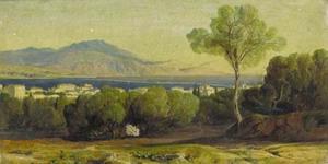 Edward Lear - Argostóli And The Black Mountain, Cephalonia