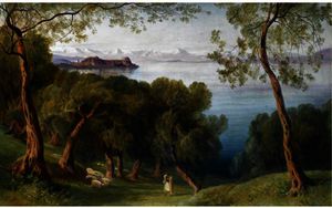 Edward Lear - Corfu From The Village Of Ascension