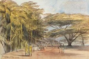 Edward Lear - View Of Ratnapura, Ceylon