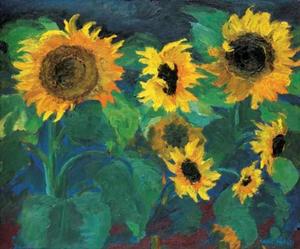 Emile Nolde - Sunflower image I