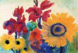 Emile Nolde - Vibrant Blooming