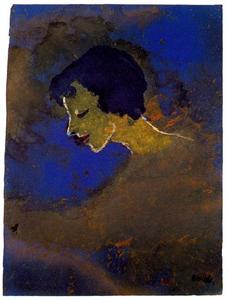 Emile Nolde - Young Woman in Profile
