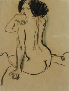 Ernst Ludwig Kirchner - female back