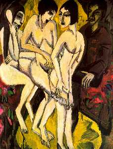 Ernst Ludwig Kirchner - The Judgement of Paris