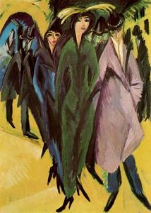 Ernst Ludwig Kirchner - Women in the street