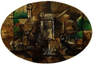 Georges Braque - Bottle And Glass