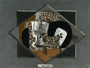 Georges Braque - Glass And Ace of Clubs