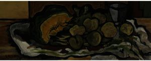 Georges Braque - Melon, Fruits, Glass