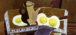 Georges Braque - Pitchet, Glass And Lemons