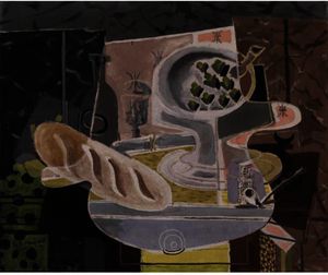 Georges Braque - Still life with bread