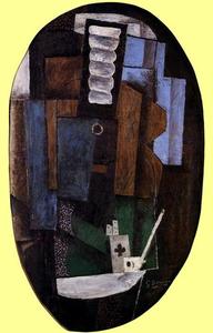 Georges Braque - Still Life with a Guitar on a Table