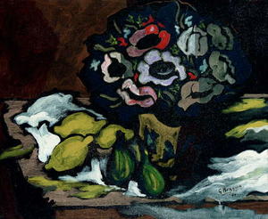 Georges Braque - Vase of anemonies