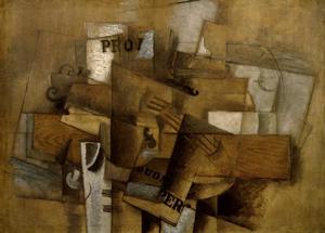 Georges Braque - Violin And Glass 1