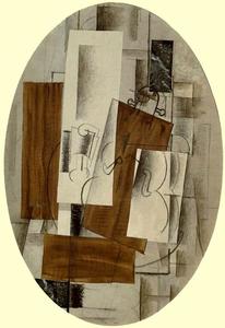Georges Braque - Violin and Glass