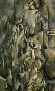 Georges Braque - Violin and pitcher
