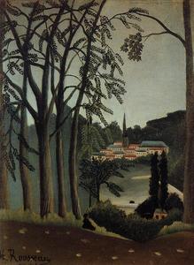 Henri Julien Félix Rousseau (Le Douanier) - View of Saint Cloud