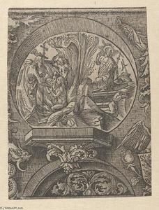 Jacob Cornelisz Van Oostsanen - The descent into hell and the resurrection of Christusr