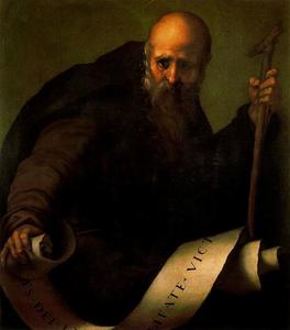 Jacopo Carucci (Pontormo) - San Antonio Abad