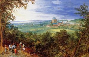 Jan Brueghel The Elder - Landscape with the Chateau de Mariemont