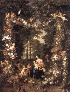 Jan Brueghel The Elder - The Holy Family 1