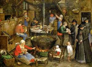 Jan Brueghel The Elder - The Visit to the Farm