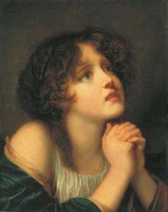 Jean-Baptiste Greuze - Girl praying