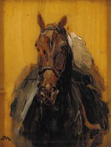 Jean Louis Ernest Meissonier - Study of a horse
