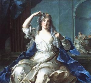 Jean-Marc Nattier - Portrait of a Lady as a Vestal Virgin
