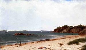John Frederick Kensett - View of the Beach at Beverly, Massachusetts