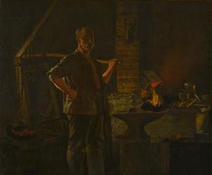 John George Brown - The Village Blacksmith