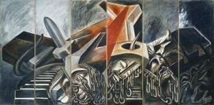 Jose Clemente Orozco - Dive Bomber and Tank