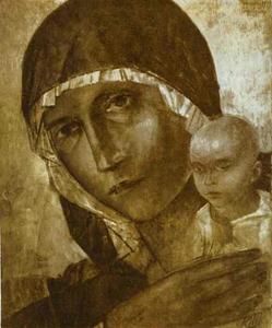Kuzma Petrov-Vodkin - Madonna with the Child
