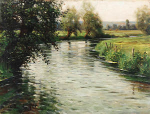 Louis Aston Knight - A meandering river