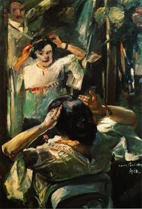 Lovis Corinth (Franz Heinrich Louis) - At the Mirror