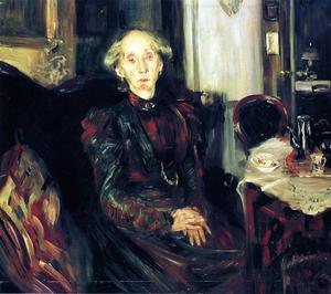 Lovis Corinth (Franz Heinrich Louis) - Portrait of Rosenhagen's Mother