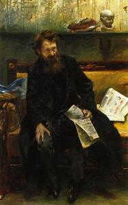 Lovis Corinth (Franz Heinrich Louis) - Portrait of the Poet Peter Hille