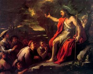 Luca Giordano - St. John the Baptist Preaching