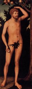  Art Reproductions Adam by Lucas Cranach The Younger (1515-1586, Germany) | WahooArt.com