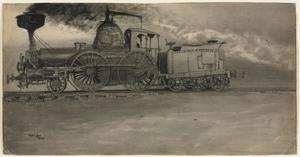 Lyonel Feininger - Old Locomotive