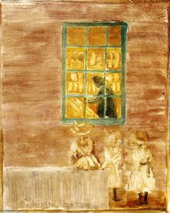 Maurice Brazil Prendergast - Shadow (aka Children by a Window)