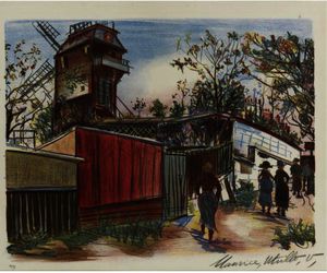 Maurice Utrillo - Le Moulin de la Galette 6