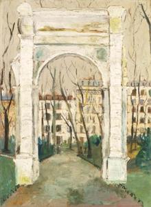 Maurice Utrillo - The Arch of Parc Monceau