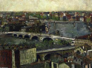 Maurice Utrillo - The Bridges of Toulouse