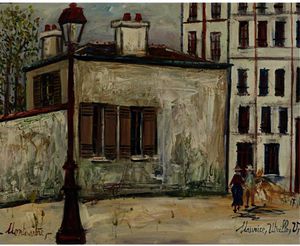 Maurice Utrillo - The house of Berlioz at Montmartre