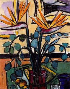 Max Beckmann - Still Life with Birds of Paradise