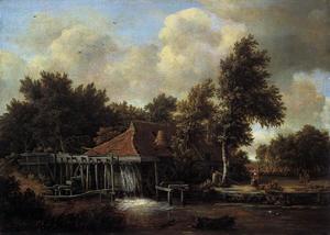 Meindert Hobbema - A Watermill 1